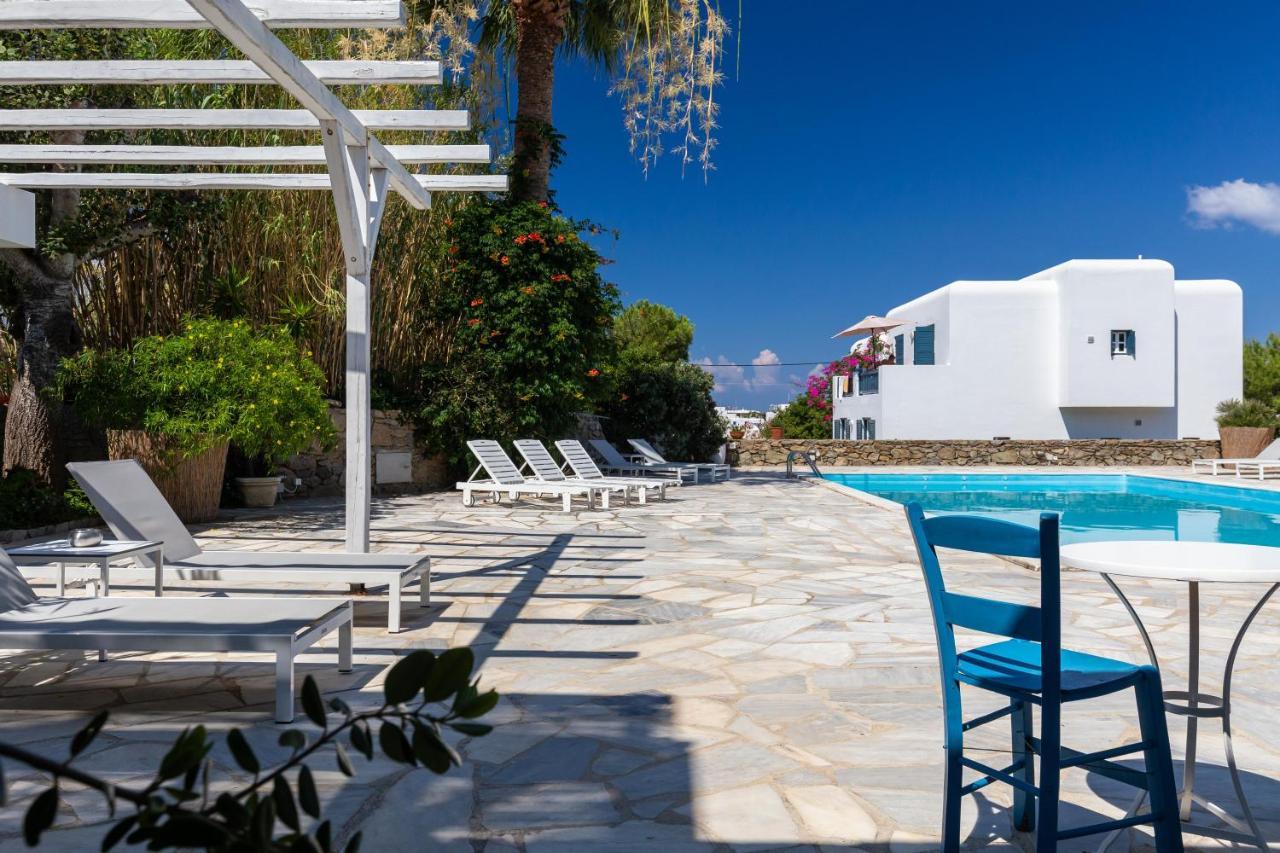 Callisti Mykonos Town With Pool View And Calypso Upper Floor With Sea View Exterior photo