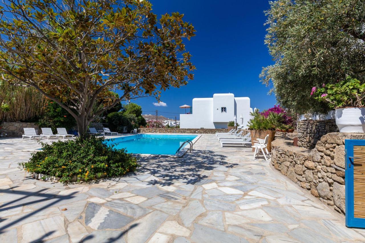 Callisti Mykonos Town With Pool View And Calypso Upper Floor With Sea View Exterior photo