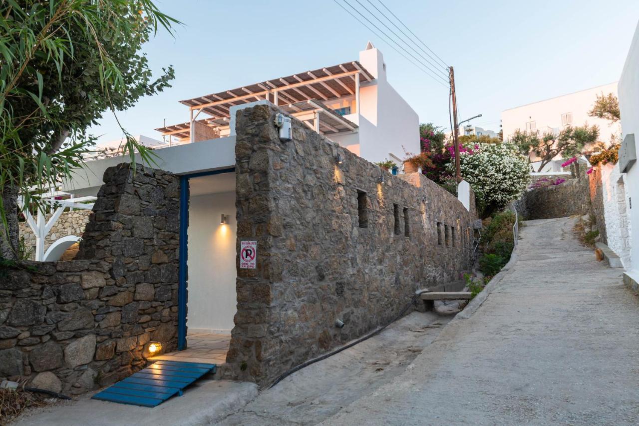 Callisti Mykonos Town With Pool View And Calypso Upper Floor With Sea View Exterior photo